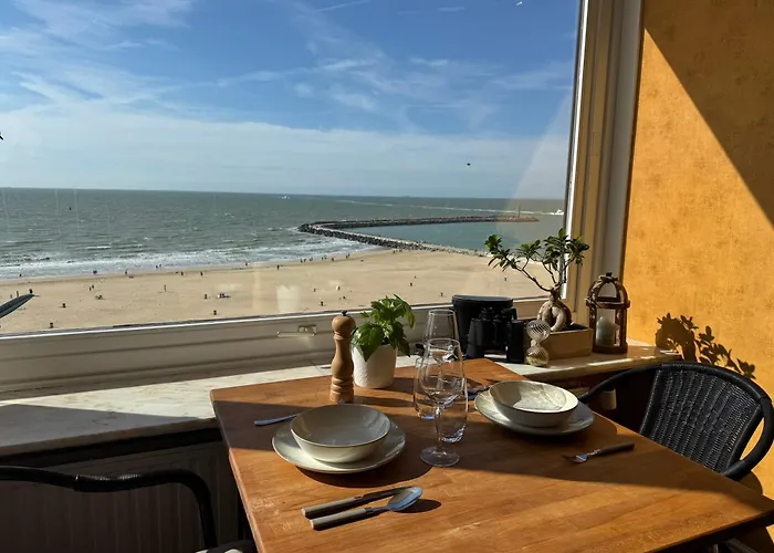 Ruime Frontaal Zeezicht Aaa Locatie Oostende